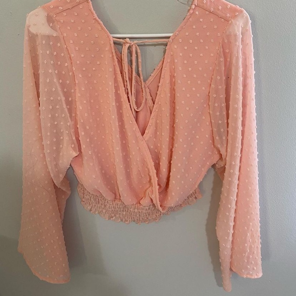 Pink Western Crop Top